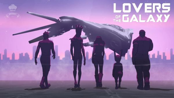 Lovers of the Galaxy - инопланетная ебля Звездного Лорда