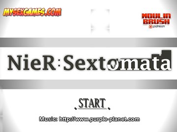 NieR Sextomata: 2B Нимфоманка секс андроид