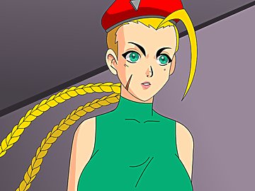 Cannon Spike Parody: Мощно отодрали соску из Street Fighter