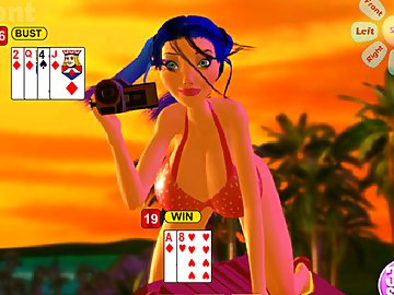 Ariel Huge Tits: Сними порно выиграв в блэкджек
