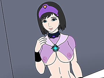 Halina Blowjob: Галактический заглот сексуальной принцессы