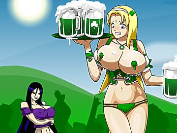 St Patty: Раздень грудастую блондинку на празднике Святого Патрика