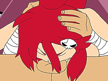 Yoko Littner Compelled: Рыжуха давиться от глубокого минета