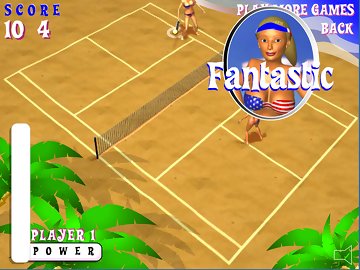 Beach Tennis: Эротический пляжный теннис с красотками в бикини 3Д