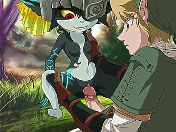 Midna Sex Interactive: Мидна трахается с Линком в игре Легенда о Зельде