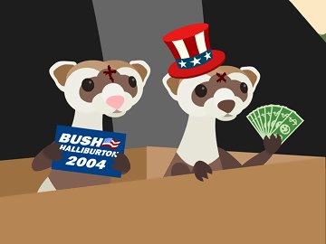 Leave it to Bush:  Эротическая история с черным юмором