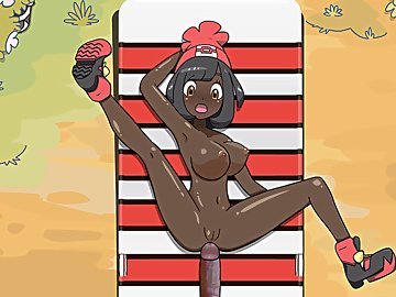 Pokemon Moon: Публичный секс от первого лица с девушкой Мун из Покемонов